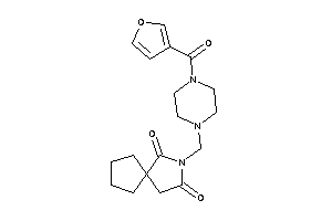 3-[[4-(3-furoyl)piperazino]methyl]-3-azaspiro[4.4]nonane-2,4-quinone