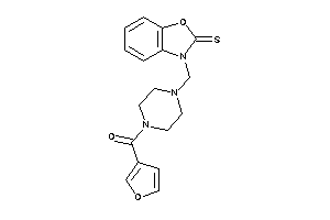 3-furyl-[4-[(2-thioxo-1,3-benzoxazol-3-yl)methyl]piperazino]methanone