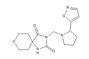 3-[(2-isoxazol-5-ylpyrrolidino)methyl]-8-oxa-1,3-diazaspiro[4.5]decane-2,4-quinone