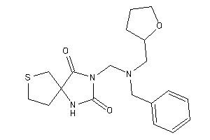 3-[[benzyl(tetrahydrofurfuryl)amino]methyl]-7-thia-1,3-diazaspiro[4.4]nonane-2,4-quinone