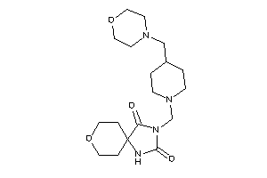 3-[[4-(morpholinomethyl)piperidino]methyl]-8-oxa-1,3-diazaspiro[4.5]decane-2,4-quinone