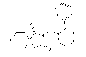 3-[(2-phenylpiperazino)methyl]-8-oxa-1,3-diazaspiro[4.5]decane-2,4-quinone