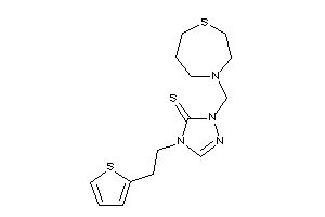 2-(1,4-thiazepan-4-ylmethyl)-4-[2-(2-thienyl)ethyl]-1,2,4-triazole-3-thione