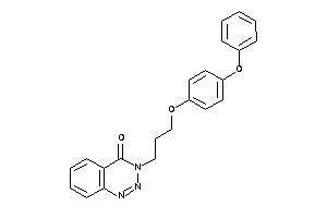 3-[3-(4-phenoxyphenoxy)propyl]-1,2,3-benzotriazin-4-one