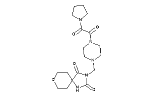 3-[[4-(2-keto-2-pyrrolidino-acetyl)piperazino]methyl]-8-oxa-1,3-diazaspiro[4.5]decane-2,4-quinone