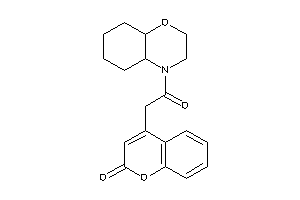 4-[2-(2,3,4a,5,6,7,8,8a-octahydrobenzo[b][1,4]oxazin-4-yl)-2-keto-ethyl]coumarin