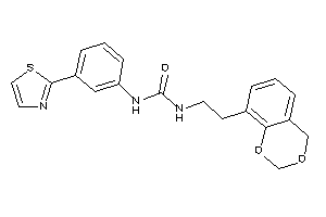 1-[2-(4H-1,3-benzodioxin-8-yl)ethyl]-3-(3-thiazol-2-ylphenyl)urea