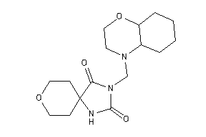 3-(2,3,4a,5,6,7,8,8a-octahydrobenzo[b][1,4]oxazin-4-ylmethyl)-8-oxa-1,3-diazaspiro[4.5]decane-2,4-quinone