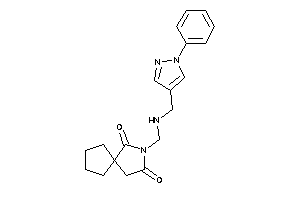 3-[[(1-phenylpyrazol-4-yl)methylamino]methyl]-3-azaspiro[4.4]nonane-2,4-quinone