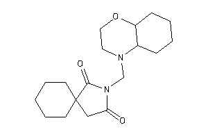 3-(2,3,4a,5,6,7,8,8a-octahydrobenzo[b][1,4]oxazin-4-ylmethyl)-3-azaspiro[4.5]decane-2,4-quinone