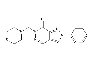6-(morpholinomethyl)-2-phenyl-pyrazolo[3,4-d]pyridazin-7-one