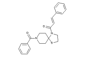 1-(8-benzoyl-1-thia-4,8-diazaspiro[4.5]decan-4-yl)-3-phenyl-prop-2-en-1-one