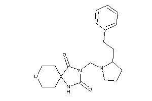 3-[(2-phenethylpyrrolidino)methyl]-8-oxa-1,3-diazaspiro[4.5]decane-2,4-quinone