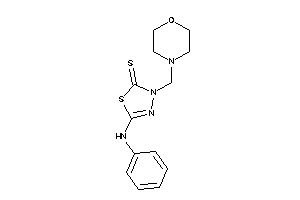 5-anilino-3-(morpholinomethyl)-1,3,4-thiadiazole-2-thione