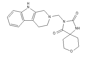 3-(1,3,4,9-tetrahydro-$b-carbolin-2-ylmethyl)-8-oxa-1,3-diazaspiro[4.5]decane-2,4-quinone