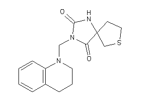 Image of 3-(3,4-dihydro-2H-quinolin-1-ylmethyl)-7-thia-1,3-diazaspiro[4.4]nonane-2,4-quinone