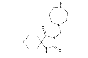 Image of 3-(1,4-diazepan-1-ylmethyl)-8-oxa-1,3-diazaspiro[4.5]decane-2,4-quinone