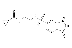 N-[2-[(1,3-diketoisoindolin-5-yl)sulfonylamino]ethyl]cyclopropanecarboxamide