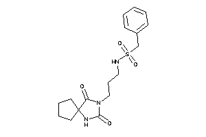 N-[3-(2,4-diketo-1,3-diazaspiro[4.4]nonan-3-yl)propyl]-1-phenyl-methanesulfonamide