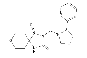 3-[[2-(2-pyridyl)pyrrolidino]methyl]-8-oxa-1,3-diazaspiro[4.5]decane-2,4-quinone