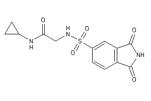 N-cyclopropyl-2-[(1,3-diketoisoindolin-5-yl)sulfonylamino]acetamide