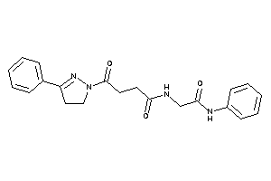 N-(2-anilino-2-keto-ethyl)-4-keto-4-(3-phenyl-2-pyrazolin-1-yl)butyramide