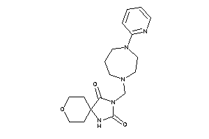 3-[[4-(2-pyridyl)-1,4-diazepan-1-yl]methyl]-8-oxa-1,3-diazaspiro[4.5]decane-2,4-quinone