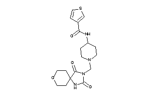 N-[1-[(2,4-diketo-8-oxa-1,3-diazaspiro[4.5]decan-3-yl)methyl]-4-piperidyl]thiophene-3-carboxamide