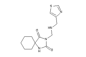 3-[(thiazol-4-ylmethylamino)methyl]-1,3-diazaspiro[4.5]decane-2,4-quinone