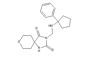 3-[[(1-phenylcyclopentyl)amino]methyl]-8-oxa-1,3-diazaspiro[4.5]decane-2,4-quinone