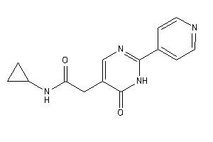 N-cyclopropyl-2-[6-keto-2-(4-pyridyl)-1H-pyrimidin-5-yl]acetamide