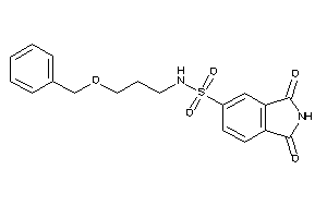 N-(3-benzoxypropyl)-1,3-diketo-isoindoline-5-sulfonamide