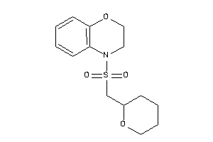 4-(tetrahydropyran-2-ylmethylsulfonyl)-2,3-dihydro-1,4-benzoxazine