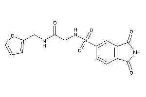 2-[(1,3-diketoisoindolin-5-yl)sulfonylamino]-N-(2-furfuryl)acetamide