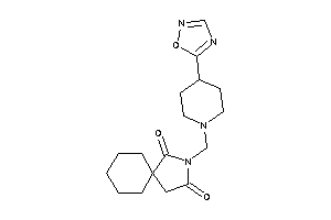 3-[[4-(1,2,4-oxadiazol-5-yl)piperidino]methyl]-3-azaspiro[4.5]decane-2,4-quinone