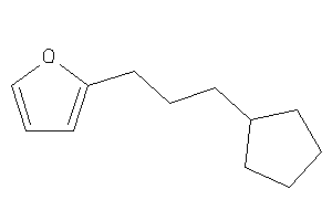 2-(3-cyclopentylpropyl)furan
