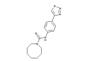 N-[4-(thiadiazol-4-yl)phenyl]azocane-1-carboxamide