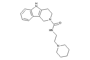 N-(2-piperidinoethyl)-1,3,4,5-tetrahydropyrido[4,3-b]indole-2-carboxamide