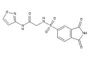 2-[(1,3-diketoisoindolin-5-yl)sulfonylamino]-N-isoxazol-3-yl-acetamide