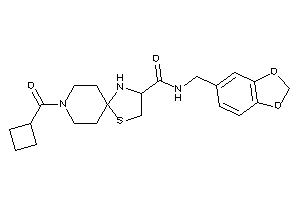 8-(cyclobutanecarbonyl)-N-piperonyl-1-thia-4,8-diazaspiro[4.5]decane-3-carboxamide