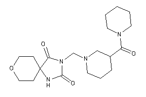 3-[[3-(piperidine-1-carbonyl)piperidino]methyl]-8-oxa-1,3-diazaspiro[4.5]decane-2,4-quinone