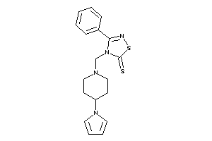 3-phenyl-4-[(4-pyrrol-1-ylpiperidino)methyl]-1,2,4-thiadiazole-5-thione