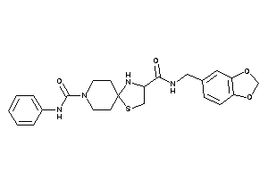 N'-phenyl-N-piperonyl-1-thia-4,8-diazaspiro[4.5]decane-3,8-dicarboxamide