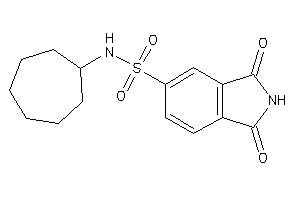 N-cycloheptyl-1,3-diketo-isoindoline-5-sulfonamide