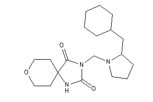 3-[[2-(cyclohexylmethyl)pyrrolidino]methyl]-8-oxa-1,3-diazaspiro[4.5]decane-2,4-quinone