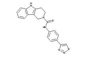 N-[4-(thiadiazol-4-yl)phenyl]-1,3,4,5-tetrahydropyrido[4,3-b]indole-2-carboxamide