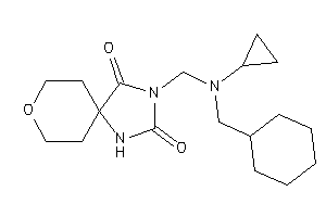 3-[[cyclohexylmethyl(cyclopropyl)amino]methyl]-8-oxa-1,3-diazaspiro[4.5]decane-2,4-quinone