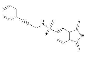 1,3-diketo-N-(3-phenylprop-2-ynyl)isoindoline-5-sulfonamide