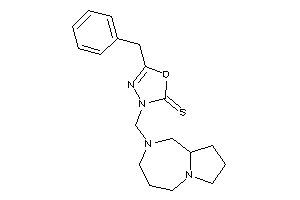 3-(1,3,4,5,7,8,9,9a-octahydropyrrolo[1,2-a][1,4]diazepin-2-ylmethyl)-5-benzyl-1,3,4-oxadiazole-2-thione