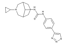 1-(7-cyclopropyl-7-azabicyclo[3.3.1]nonan-9-yl)-3-[4-(thiadiazol-4-yl)phenyl]urea